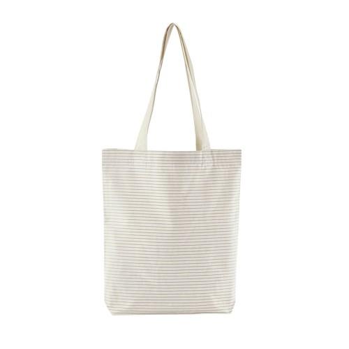 Westford Mill Striped Organic Cotton Tote Bag