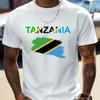 Tansania Flagge Grafik T-Shirt: Unisex Reisesouvenir-Shirt und Kinder-T-Shirt