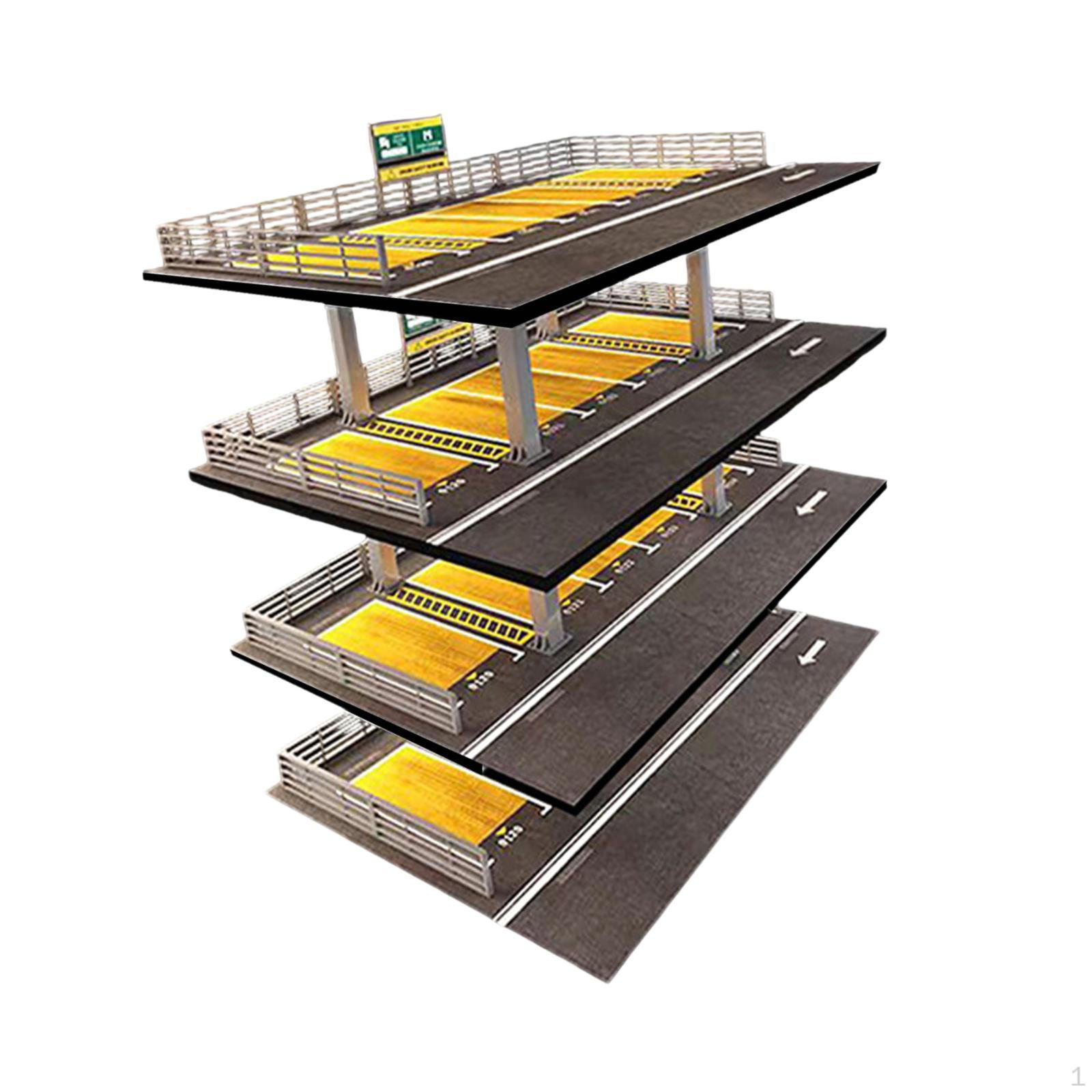 Витрина для машинок 1/64, Настольная подставка-декор, Кейс-гараж для American 4 Layer
