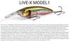Megabass Live-X Model 1 74 mm 3/8 oz Floating Lure Wagin Oikawa (0946)