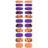 Halloween Nails Stickers Nails Polish Strips Semi Cured Gels Nails Strips Manicures Stickers Full Nails Wrap for Woman