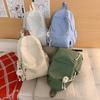Schultasche Campus Schultasche Damen Koreanische Ausgabe ins Einfacher Karierter Rucksack Highschool-Schüler Große Kapazität Freizeit Reise Rucksack