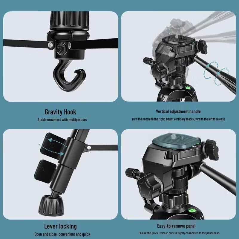 Heavy-Duty 1.7m Outdoor Tripod Stand