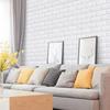 3D Schaumstoff Ziegelwand Paneele Aufkleber Selbstklebend Wasserabweisend Wohnzimmer Wandverkleidung Wandaufkleber Hausdekoration Wandverkleidung TV-Hintergrund