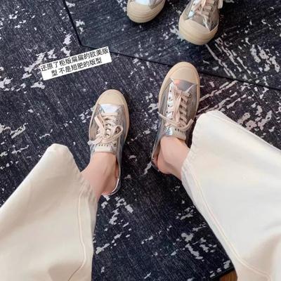 ~ Lace-up Star Sports Board Shoes, Small Dirty Shoes, Casual Shoes, Women's Little White Shoes, Spring and Autumn