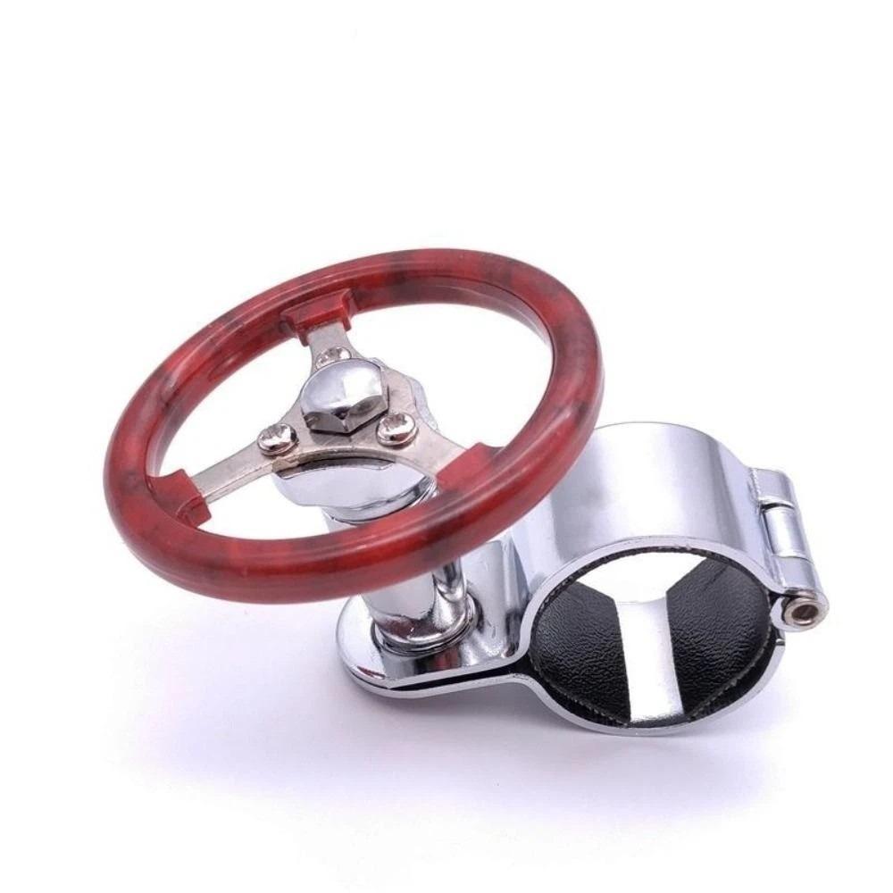 Stainless Steel One Hand Driving Knob Wear Resistant Power Steering Knob Vehicle Interior