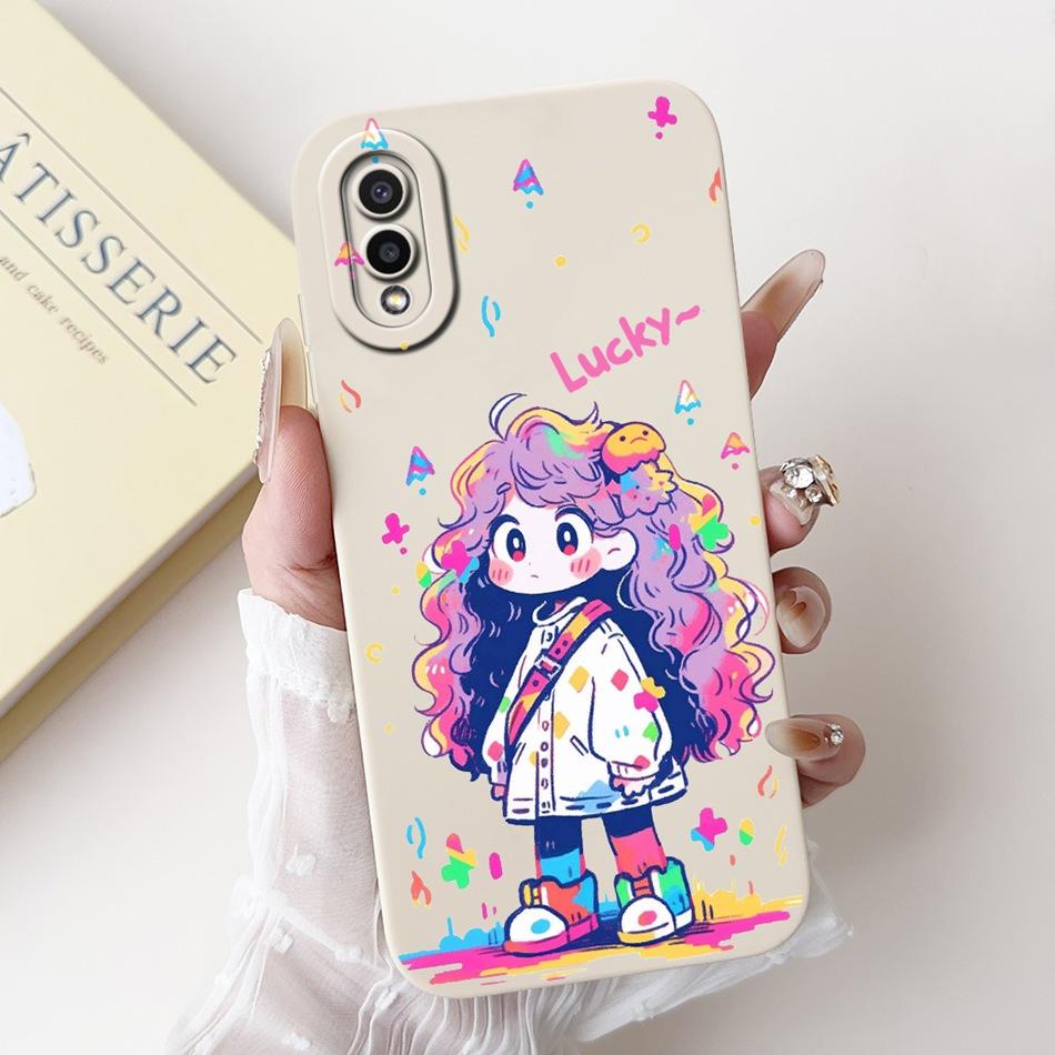 For Samsung Galaxy A02 A02s Phone Case Samsung A02 A02S SM-A025F A022G Elegant Floral Printing Soft Silicone Shockproof Cases
