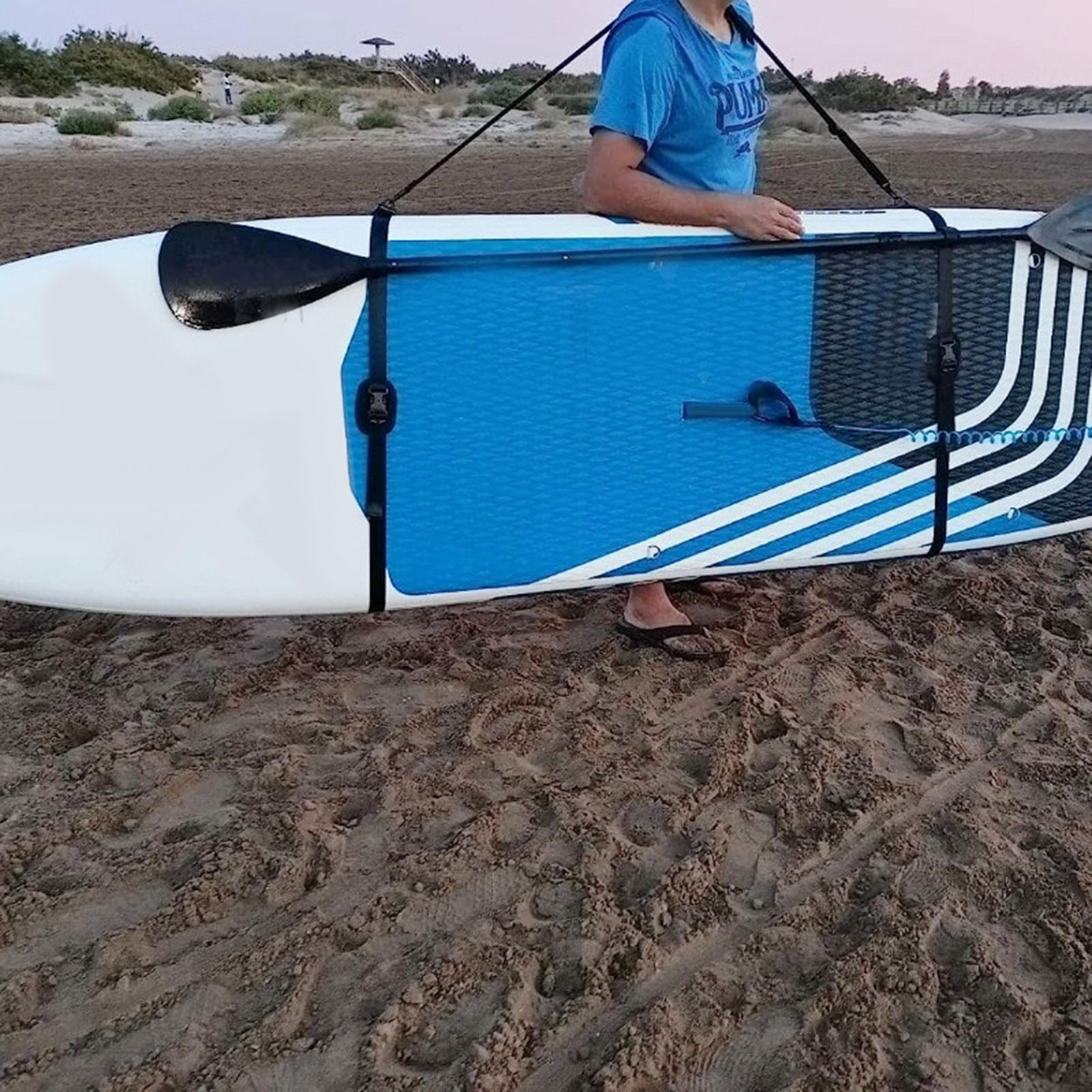 

Surfboard Carry Strap Shoulder Versatile Padded Anti Slip Adjustable Paddle