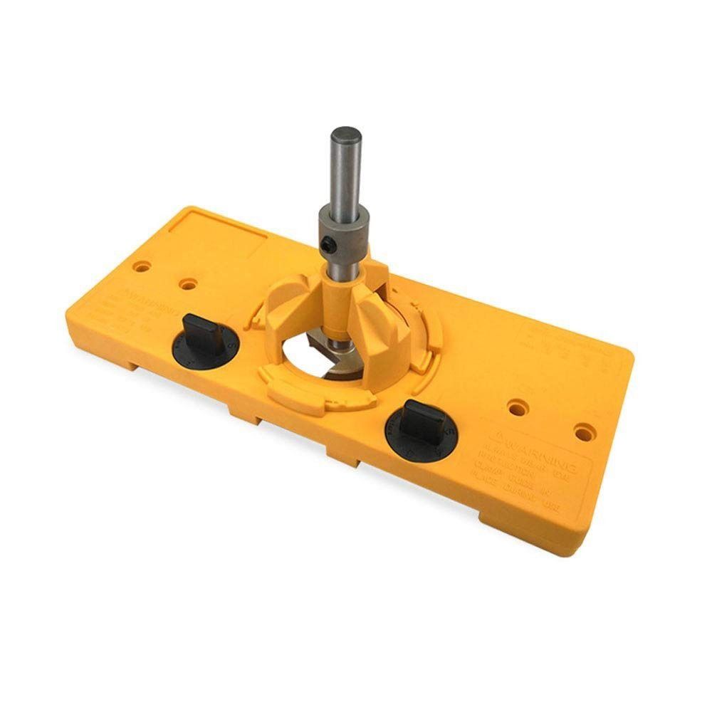 Drilling Hinge Hole Tool Kit Positioning Hinge Jig Durable Boring Guide  Woodworking