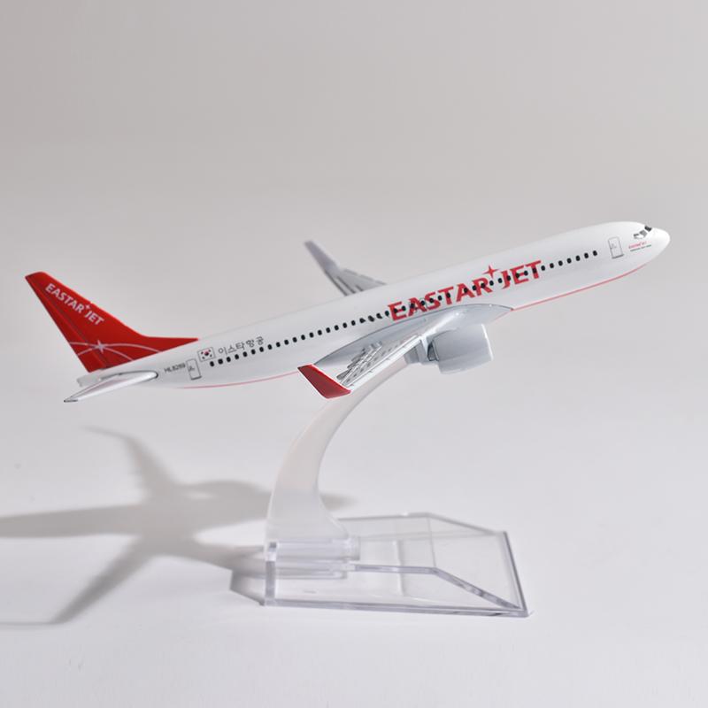Jason Tutu 16cm Korea Eastarjet Model Airplane Diecast Metal 1/400 Scale Planes