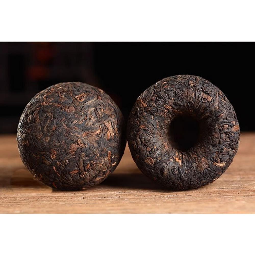 Pu-erh Tea Ripe Tuo Tea 500g Bamboo Shoot Shell Yunnan Menghai Tea 100g *5 Tuo