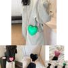 Chic Heart-shaped Crossbody Bag Trendy Street Style 2024 New Women's Fashion