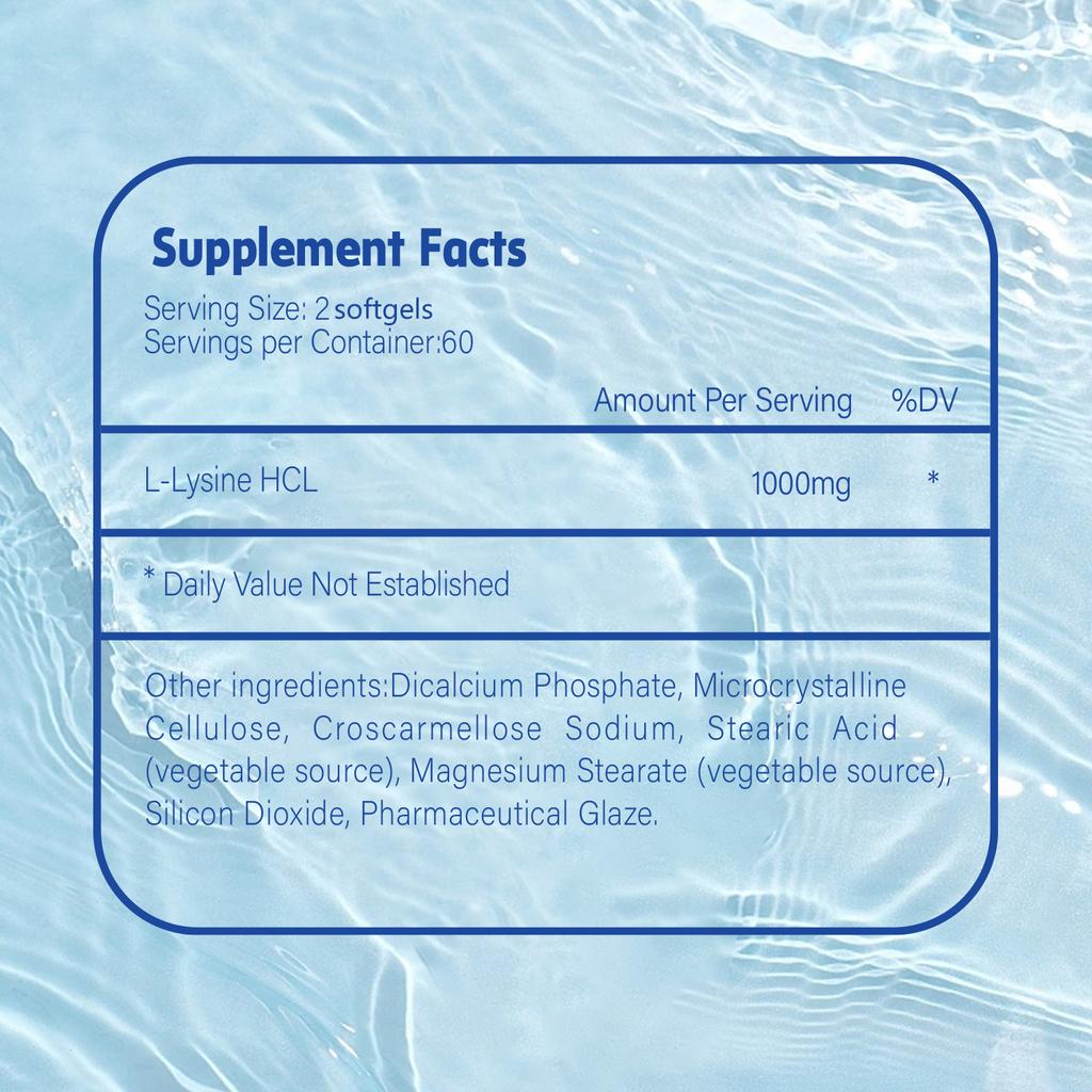 High in lysine blend, protects the immune system, helps the body produce collagen, all-natural.