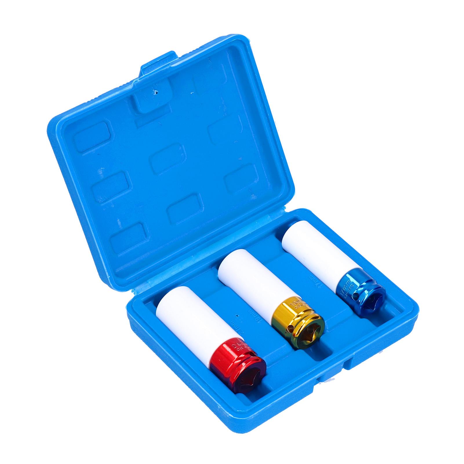 

Комплект из 3-х гаечных головок с тонкими стенками для глубокого приводного колеса, 12 дюймов