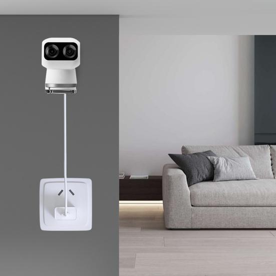 Beveiligingscamera Wandmontage voor Eufy S350 Slimme Camera Houder Wandplank Slaapkamer Keuken Woonkamer Binnen Camera Opslag Beugel Stand
