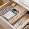 Clear Drawer Organiser Trays Set Desk Drawer Dividers Bathroom and Dresser Drawer Storage Bins Set For Kitchen Office