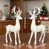 Christmas Table Decor Decorative Reindeer Figurine Small Statue Reindeer Compact Reindeer Table Decoration For Office Desk Home