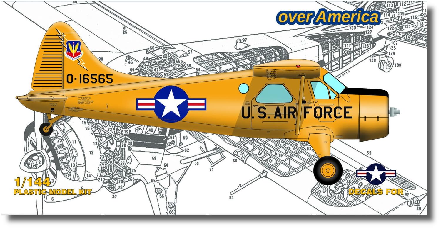 

Miniwing 1/144 DHC L-20A Beaver Над США Пластиковая Модель MWG144364