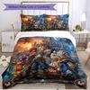 3pcs Duvet Cover Set (1*Duvet Cover + 2*Pillowcase, Without Core), Final Fantasy Print Soft All‑Season Bedding Set, Home Bedroom Decor Gift