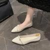 Fashion Elegant Party Anti-slip Woman Flats Moccasins Pointed Toe Shallow With Heel On Cheap Clearance Vacation 39 Dress Shoes for Women