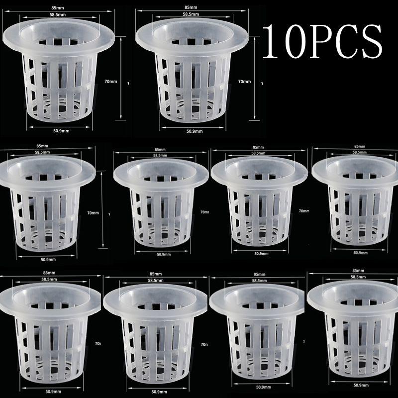 10/20/50Pcs Hydroponic Colonization Net Basket Plant Nursery Pot Aeroponic Vegetable Planting Grow Soilless Culture Sponge Cup