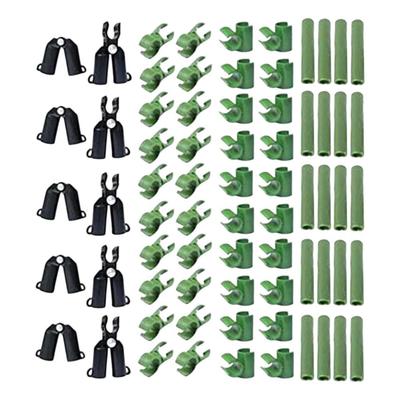 70pcs Adjustable Plant Plastic Garden Trellis Connector Clips Greenhouse 11mm