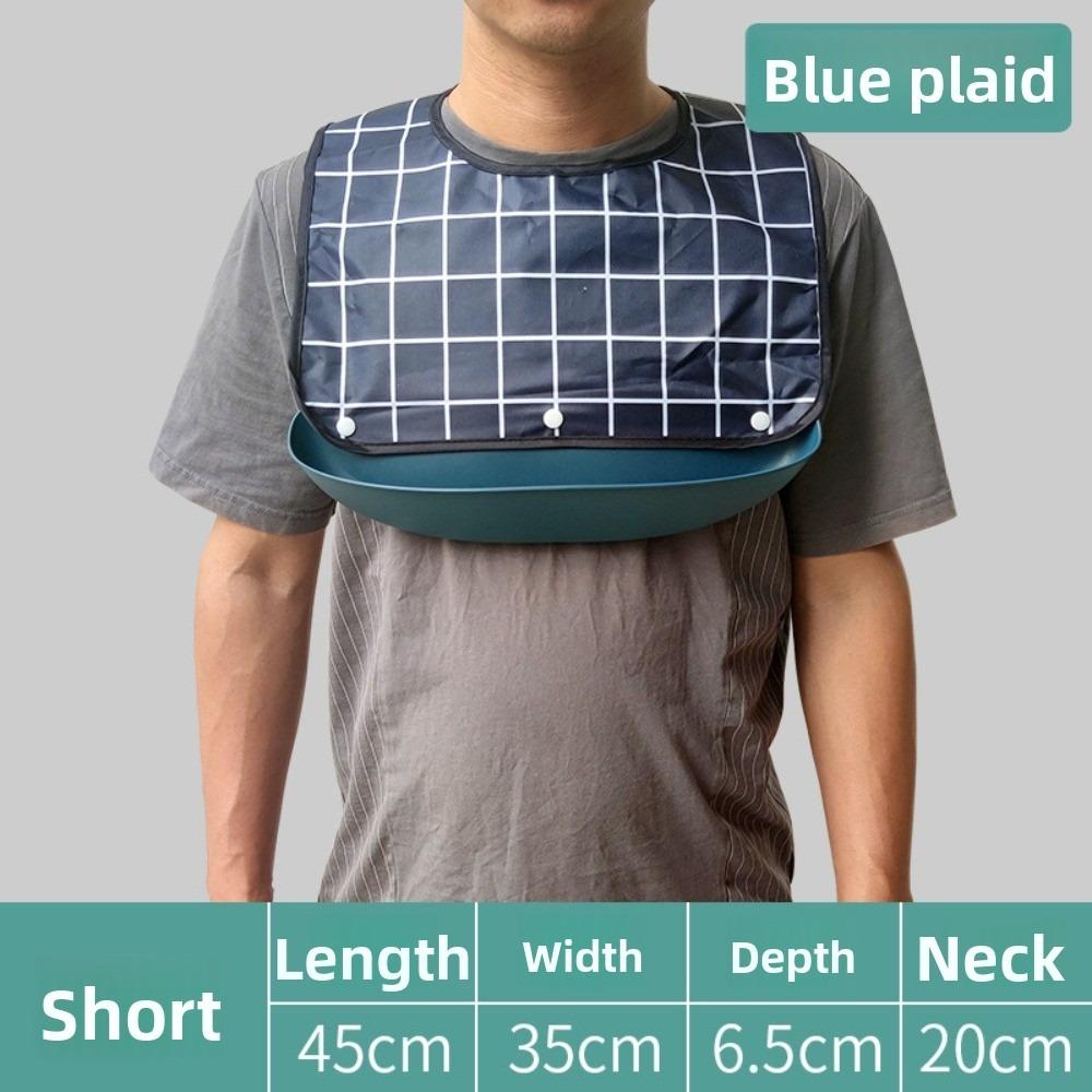 Schmutzabweisender Erwachsenen-Latz Wasserdichte Erwachsenen-Schürze Tragbare Speichel-Servietten Esshilfe