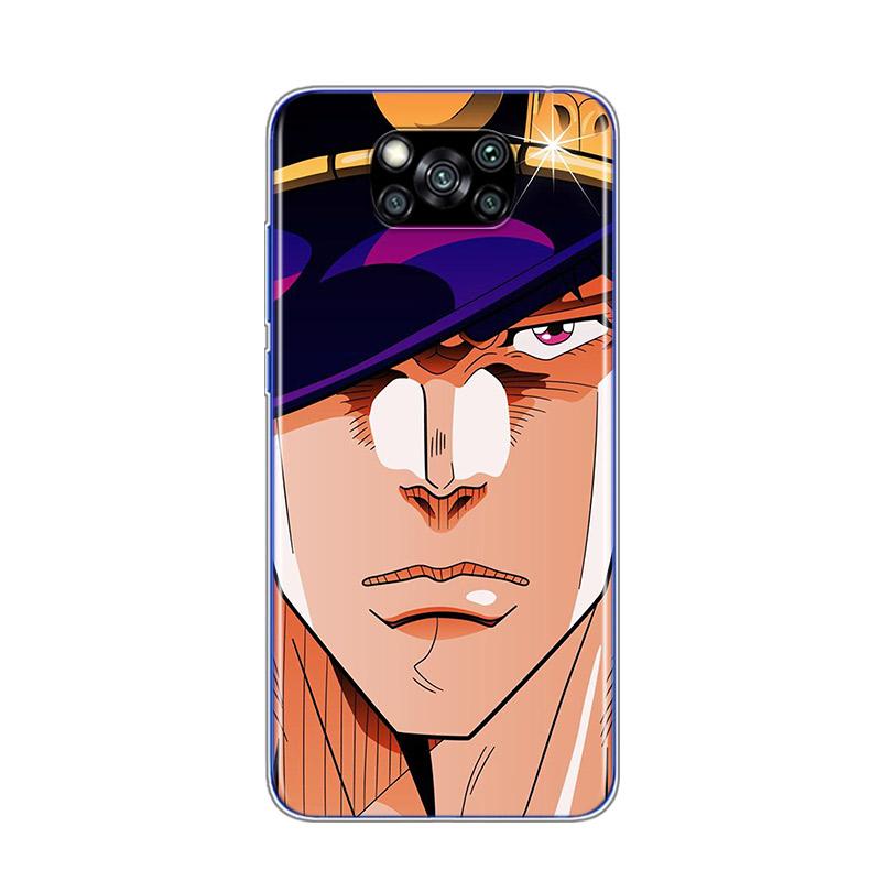 JoJo's Bizarre Adventure JoJo For Xiaomi Poco X3 NFC C3 F2 F1 M3 M2 X2 11 10T Note 10 8 Mi Play A2 5 Lite Pro Phone Case
