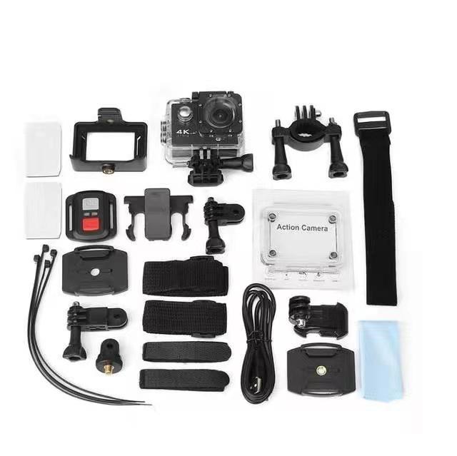 CrossD800R 4K HD Sports Camera with Remote, WiFi & Waterproof for Outdoor Cycling