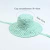 Summer Girl Fresh Mint Mambo Outdoor Sun Hat Concave Shape Big Brim Sweet Girl Cute Age-reducing Sun Protection Hat