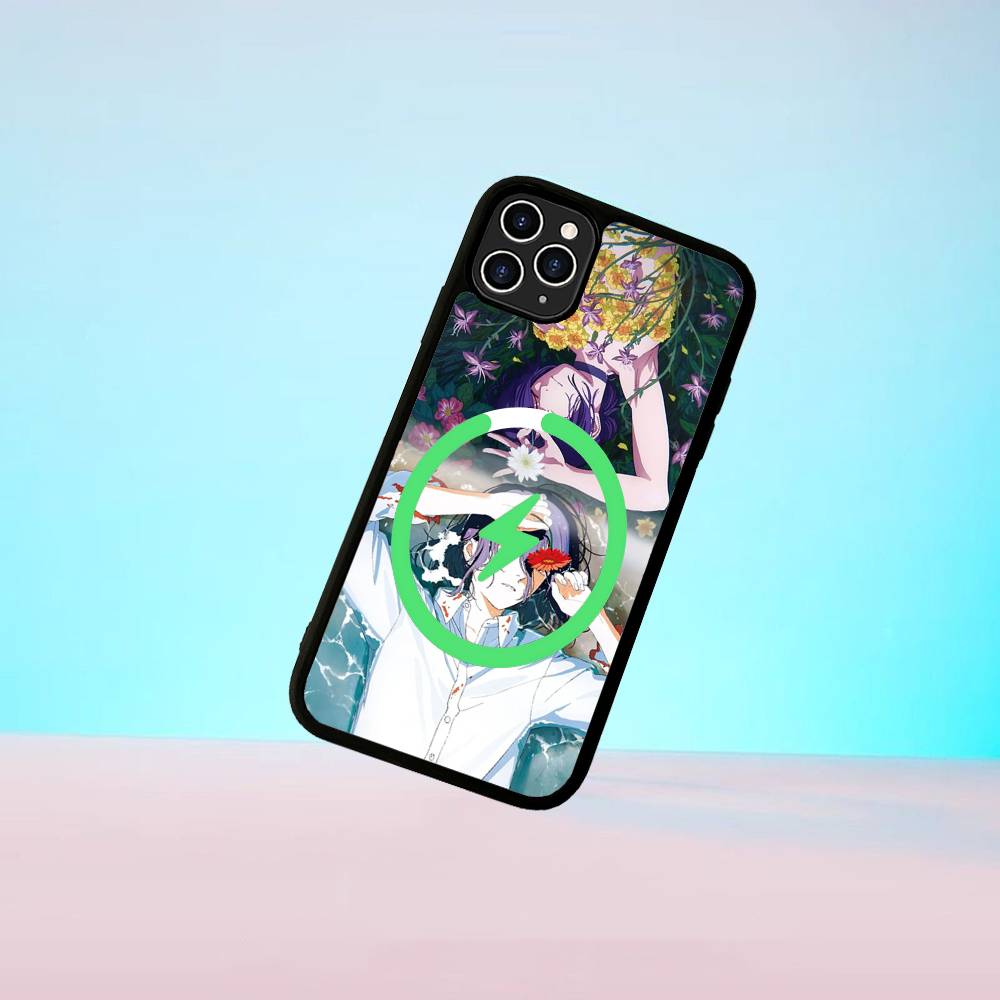 Anime C-Chainsaw Man Magnetic Matte Phone Case For IPhone 16 17 15 14 13 12 11 For Magsafe Wireless Charge Cover