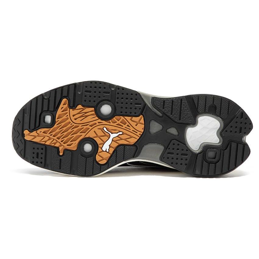 Puma Extent Nitro Heritage Jet Black Brown Unisex Sneakers Whisper-White 385556-01