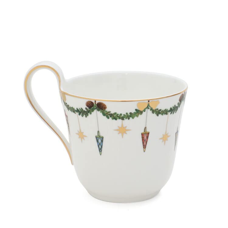 Royal Copenhagen - Star Fluted Christmas - Becher mit hohem Henkel - Star Fluted Christmas 2503090 [Artikel]