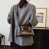 Simple casual shoulder bag women's new trendy fashion small square bag high-end commuter women's bag
