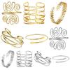 Open Ended Metal Bracelet Armband Upper Arm Cuff Armlet Festival Bride Dance Jewelry Double Color Can Choose Arm Cuff