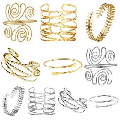 Multiple Type Can Choose Open Ended Cuff Bracelet Bangle for Women Girl Fashion Wedding Nightclub Jewelry Party Gift