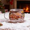 Christmas Themed Painted Mug for Coffee Juice Beverage Festival Atmosphere Party Decorations - Festive Cup for Beverages