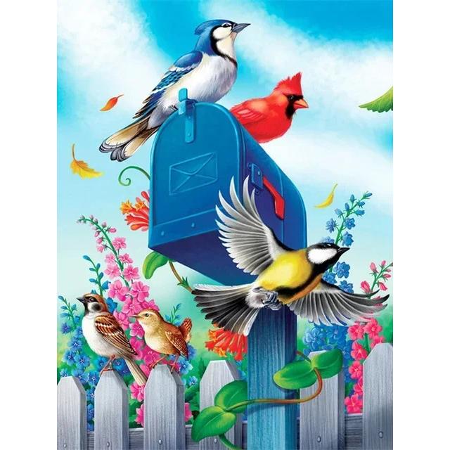 DIY Diamond Painting The Bird Cross Stitch Kit Mosaic Art Diamond Painting Full Circle Diamond Home Decoration