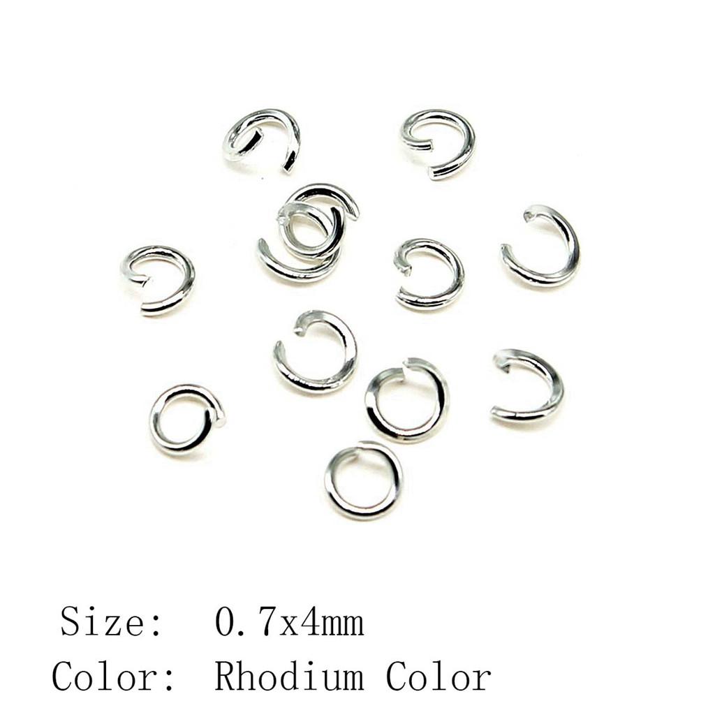 Wedding Anniversary Jewelry Materials Open Jump Rings 5 Colors 6 Sizes Accessories Parts Souvenir Accessories Parts