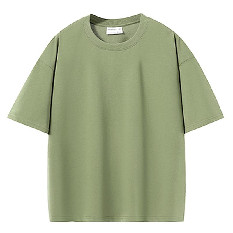 VEZFAA Damenmode Lässig Einfarbig Druck Sommer Frühling Kurzarm O-Ausschnitt Blusen & Hemden