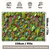 Vibrant Tropical Garden Tapestry Colorful Floral Wall Art for Bedroom