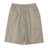Boys' Curved Panel Design Button-Front Shorts