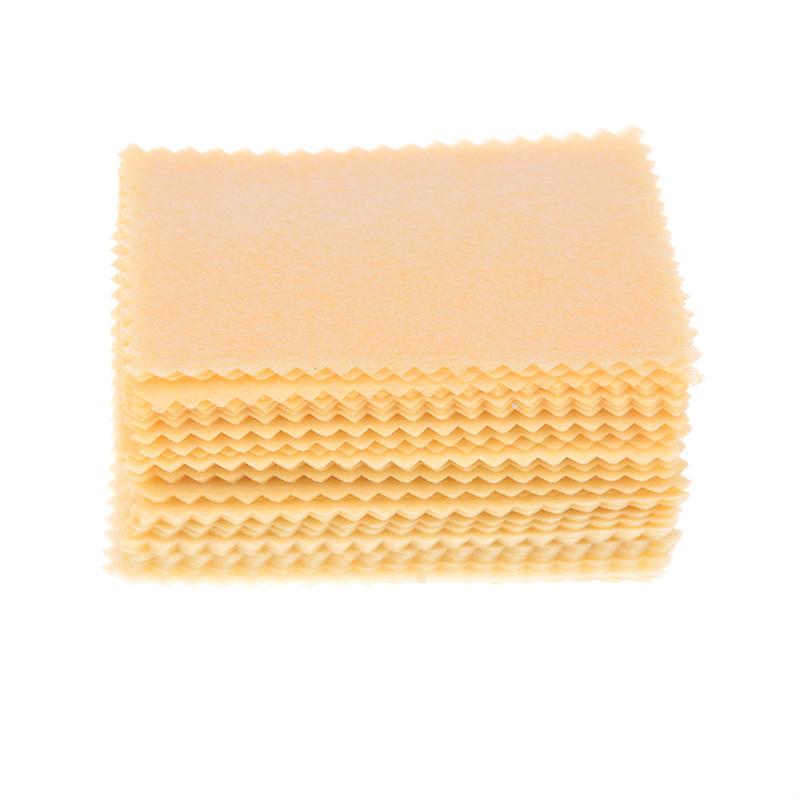 100Pcs Yellow Microfiber Cleaning Cloths For Tablet Cell Phone Laptop Lcd Screen