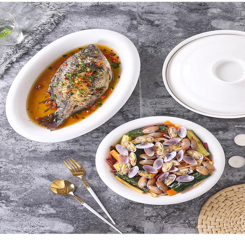 

Plum Blossom Ceramic Insulated Serving Dish with Heater