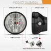 Universal 7 Inch Motorcycle Headlight H4 35W LED Head Lamp 9 Wires Turn Signal Light 12V H4 HeadLamp For Harley Bikes Curisers