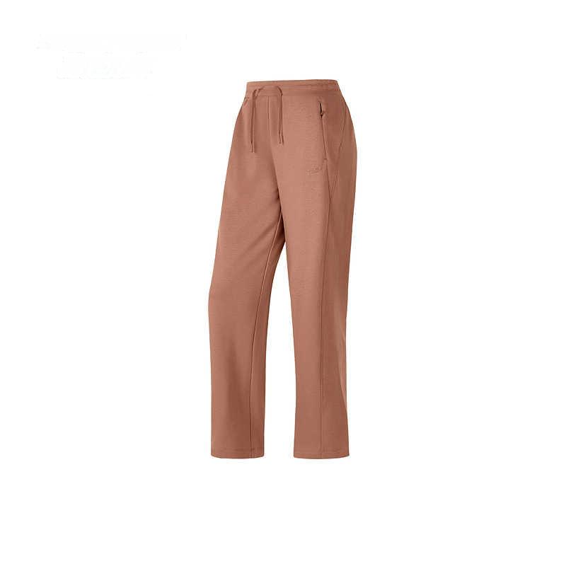 Skechers Freedom Series Fashion Comfortable Soft Versatile Knit Sports Pants Women bottoms Brown P424W198-0548 L