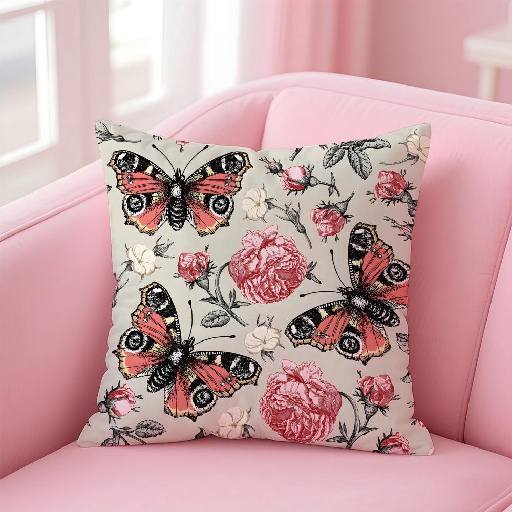 Art WWilliam Morris Cushion Cover Pillow Case Soft Skin Friendly Fabric Comfort  Concealed Zipper