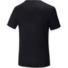 Anta Oddychający Jednolity Kolor Wygodny Casualowy T-Shirt z Krótkim Rękawem i Okrągłym Dekoltem Męskie Topy Podstawowy-Czarny 952527113-6