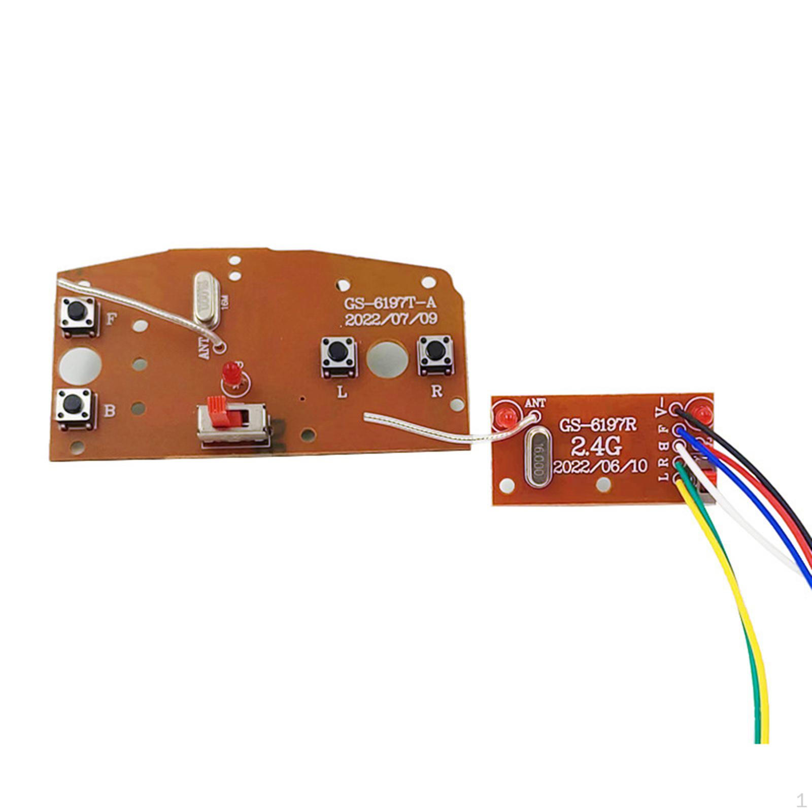 

Плата автомобіля з дистанційним керуванням, довговічні запчастини для оновлення човна для риболовлі, 4 канали для моделі