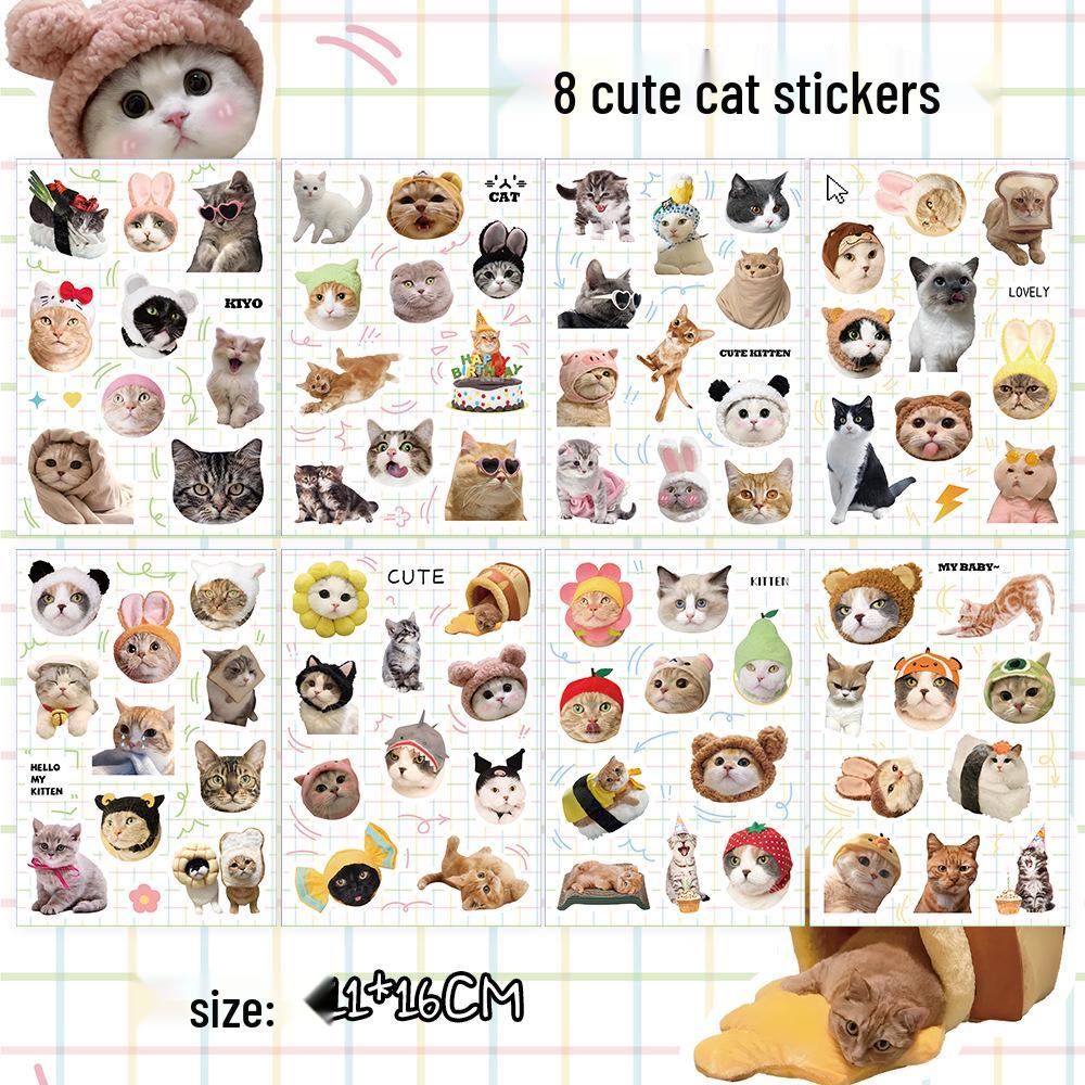 DIY Cute Animal Illustration Stickers for Phone Case - Thousand Layer Collection
